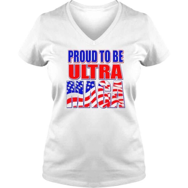 Proud To Be a Trump Supporter USA Flag TShirt - Image 2