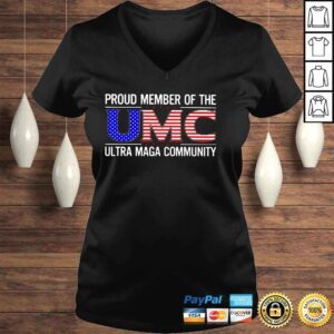 VLadies Proud member of the umc ultra maga community shirt