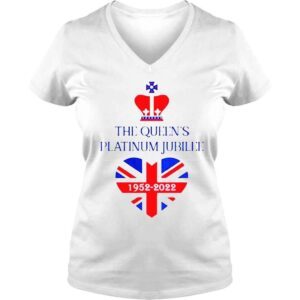 VLadies Queen Elizabeth Platinum Jubilee The Queens Heart 1952 2022 Shirt