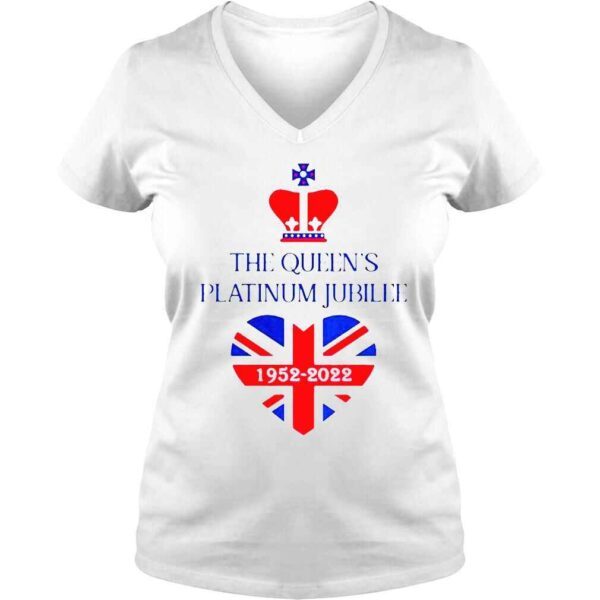 Queen Elizabeth Platinum Jubilee The Queen’s Heart 1952 2022 Shirt - Image 2