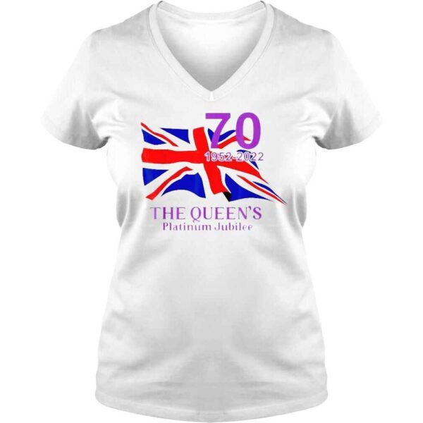 Queen Elizabeths Platinum Jubilee Holiday Celebration 70 Years 1952 2022 Shirt - Image 2