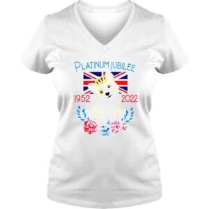 VLadies Queen corgi platinum jubilee 1952 2022 shirt