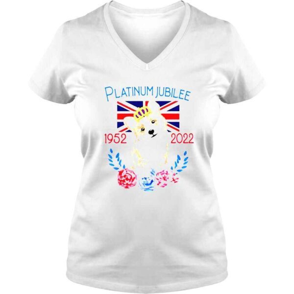 Queen corgi platinum jubilee 1952 2022 shirt - Image 2