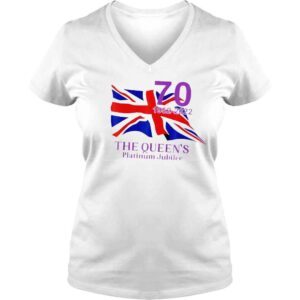 VLadies Queen elizabeths platinum jubilee holiday celebration 2022 shirt