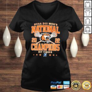 VLadies RIT Tigers NCAA Division III Mens National Champions 2022 shirt