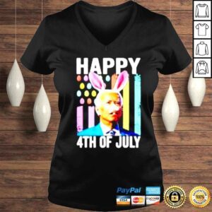 VLadies Rabbit Joe Biden 4th Of July shirt