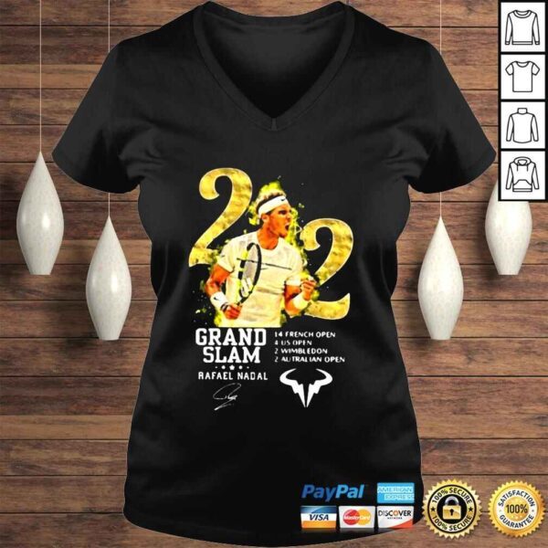 Rafael Nadal 22 Grand Slam Signature Shirt - Image 2