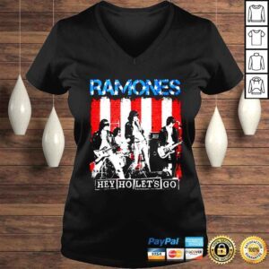 VLadies Ramones hey ho lets go shirt