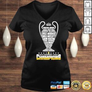 VLadies Real Madrid Cup 2022 UEFA Champions League Champions shirt