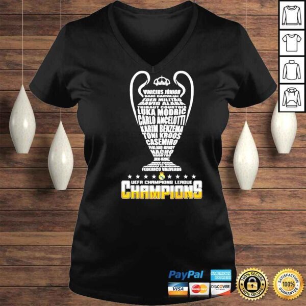 Real Madrid Cup 2022 UEFA Champions League Champions shirt - Image 2