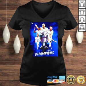 VLadies Real Madrid Winners Champions League 2021 2022 Tshirt