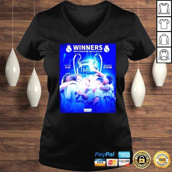 Real Madrid Winners Champions League 2022 shirt - Image 2