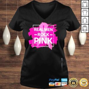 VLadies Real Men Rock Pink Shirt