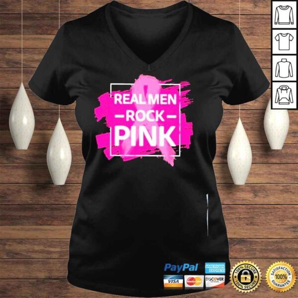 Real Men Rock Pink Shirt - Image 2