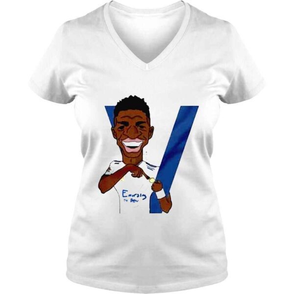 Real madrid vinicius junior comic win champions shirt - Image 2