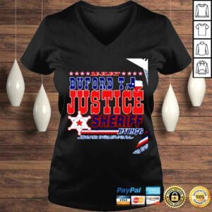 VLadies Reelect Buford T Justice Sheriff Montague County 1976 retro shirt