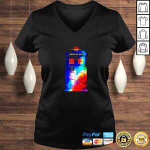 VLadies Relative Dimension Police Public Call Box TShirt