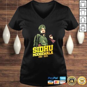 VLadies Rest in peace Sidhu Moose Wala RIP 19932022 shirt