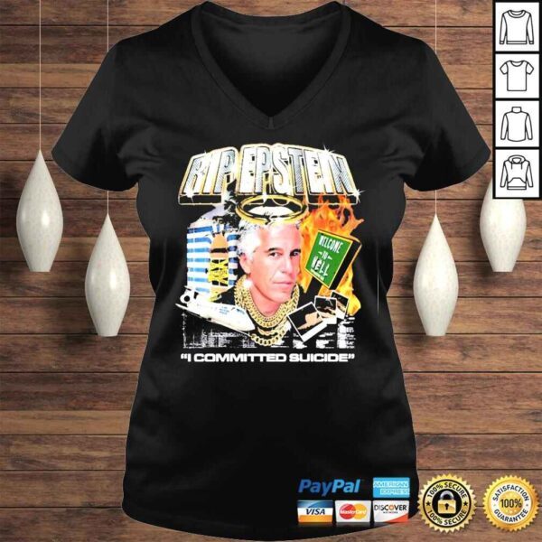 Rip epstein I committed suicide mde shirt - Image 2