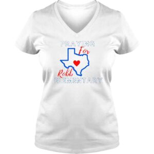 VLadies Robb Elementary Uvalde Pray for Uvalde Texas School Shooting TShirt