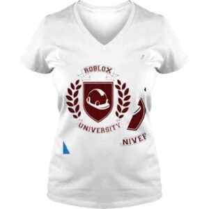 VLadies Roblox University logo shirt