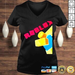 VLadies Roblox lego dabbing shirt