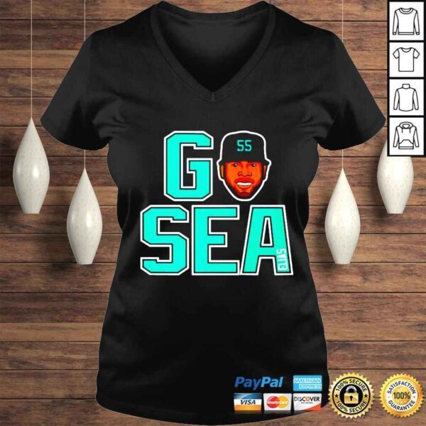 Roenis Elias Seattle Mariners Go Sea shirt - Image 2