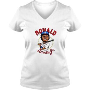 VLadies Ronald Acuna Jr Atlanta Braves TShirt