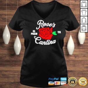 VLadies Roses El Paso Cantina Big Cat Shirt