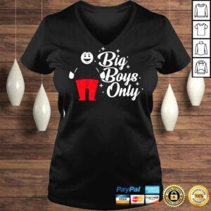 VLadies Rosscreations Merch Big Boys Only Shirt