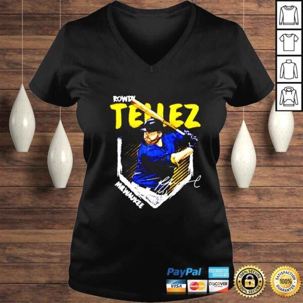 Rowdy Tellez Milwaukee Brewers Base signature shirt - Image 2