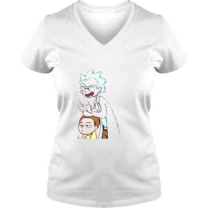 VLadies Rude rick and morty shirt