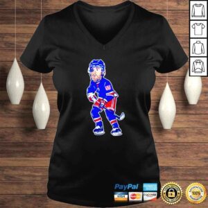 VLadies Ryan Lindgren New York Rangers RL Black Eye shirt