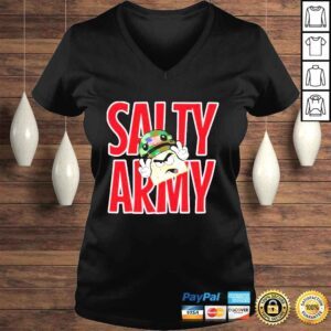 VLadies Salt Must Flow Store Salty Cracker Big Salty Army Shirt