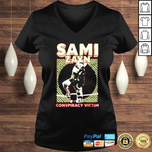 Sami Zayn Conspiracy Victim shirt - Image 2