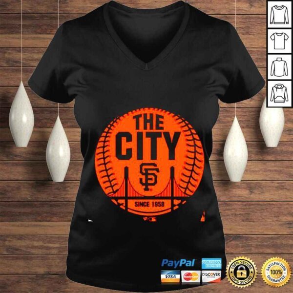 San Francisco Giants The City Ball Hometown since 1958 shirt - Image 2