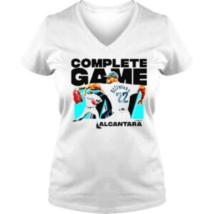 VLadies Sandy Alcantara complete game poster shirt