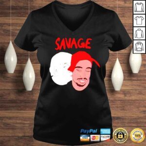 VLadies Savage Albert Einstein and Tupac Shakur shirt