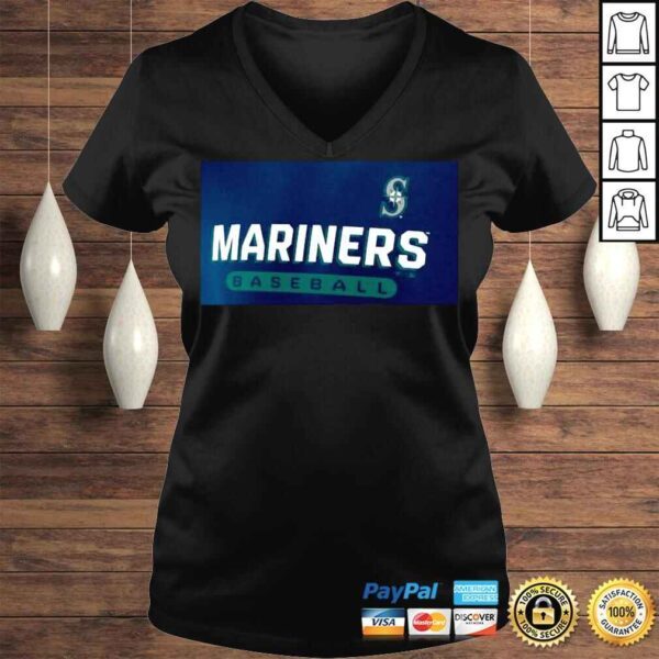 Seattle Mariners Navy Tee Shirt - Image 2