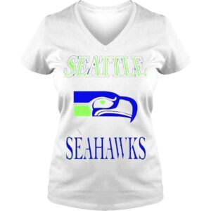 VLadies Seattle Seahawks 1970s Vintage NFL Crewneck Sweat shirt