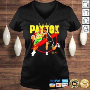 VLadies Seattle Supersonics Gary Payton guarded by Gary Payton II shirt