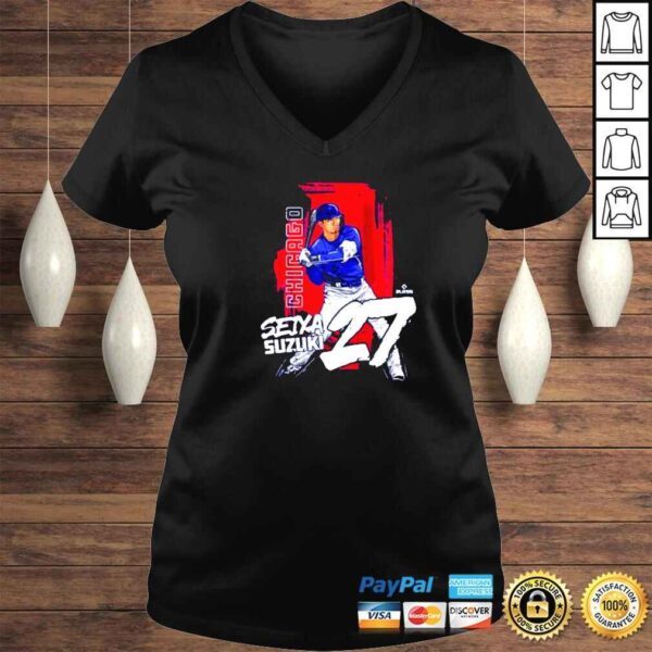 Seiya Suzuki Chicago C State Baseball Shirt - Image 2