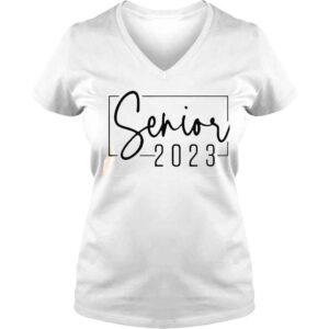 VLadies Senior 2023 Class Of Grad Graduation Shirt