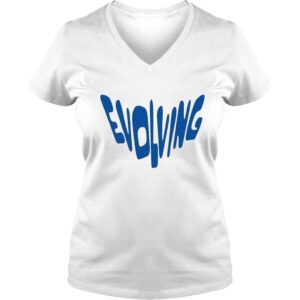 VLadies Shaz Did This Blue Evolution T Shirt