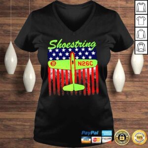 VLadies Shoestring Stunter Control Line RC Airplane 4th of July USA Premium TShirt