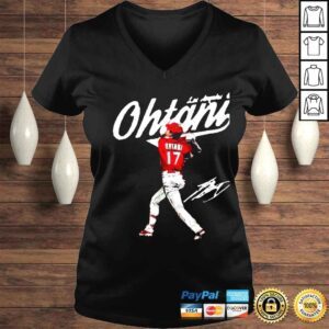 VLadies ShoheI ohtanI mlb los angeles angels red shirt