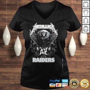 VLadies Skull Metallica Oakland Raiders Shirt