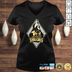 VLadies Skullgirls 10th Anniversary shirt