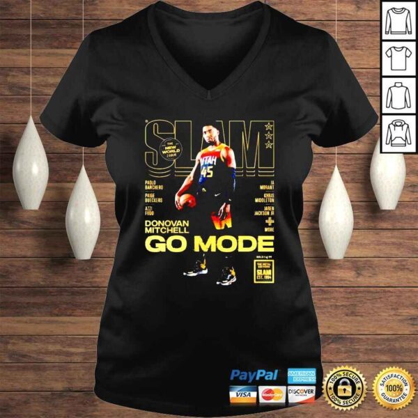 Slam Donovan Mitchell Go Mode Utah Jazz shirt - Image 2