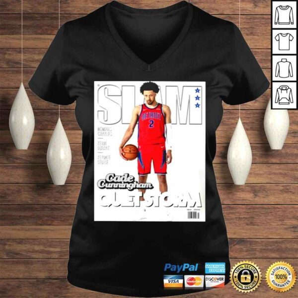 Slam Goods Cade Cunningham Slam Cover Tee Shirt - Image 2